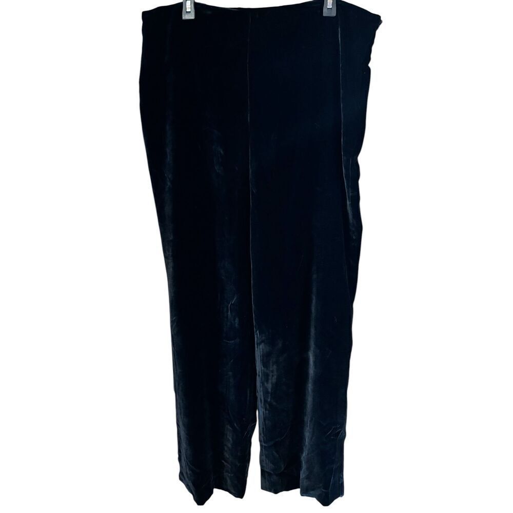 Lourdes Chavez Black Velvet Pant NWT Size Large/XL